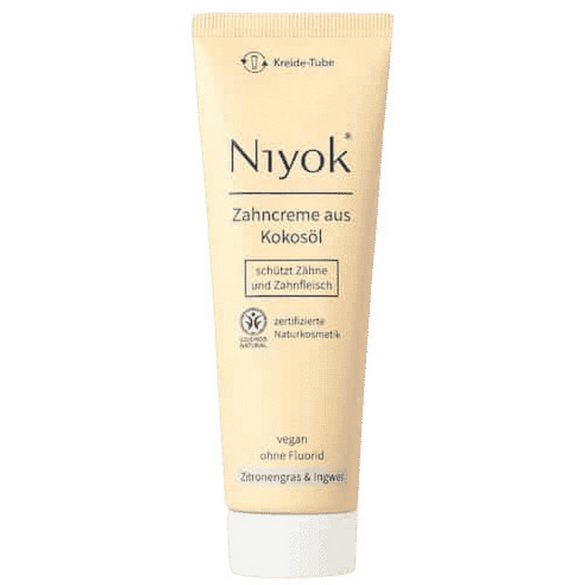 Niyok "Citromfű-Gyömbér" fluoridmentes vegán fogkrém 75 ml