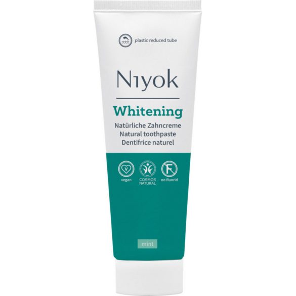 Niyok "Menta" fogfehérítő fluoridmentes vegán fogkrém 75 ml