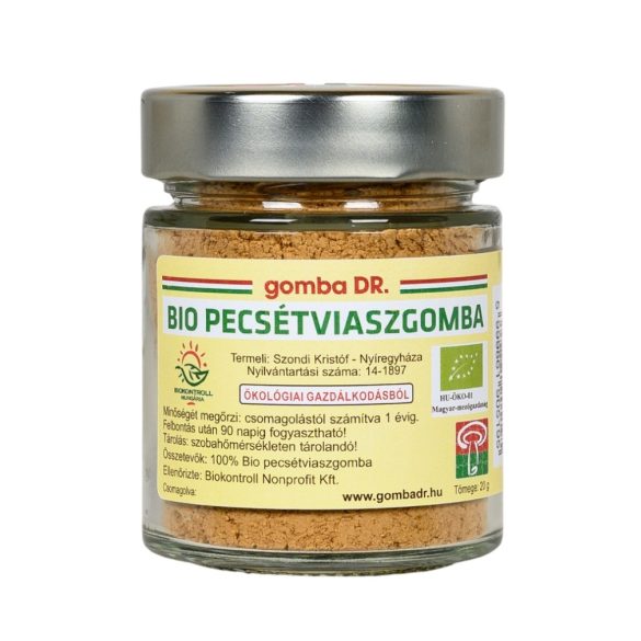 gomba DR. "Bio Pecsétviaszgomba" (Ganoderma lucidum) őrlemény 20 g