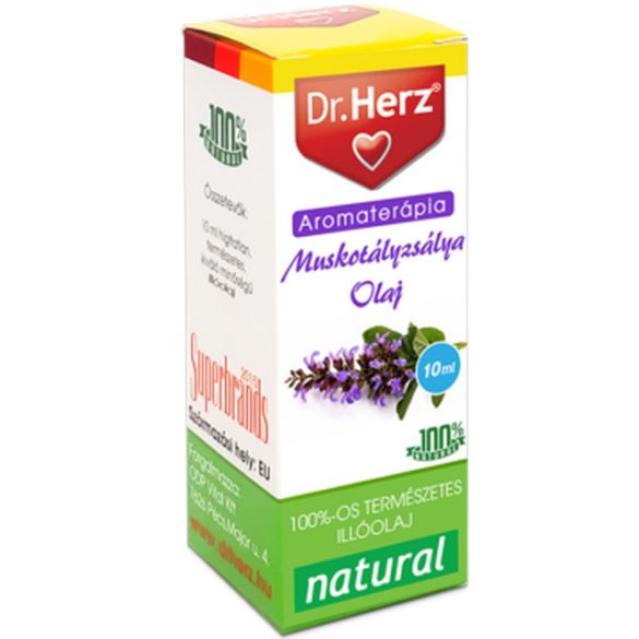 Dr. Herz "Muskotályzsálya" illóolaj 10 ml