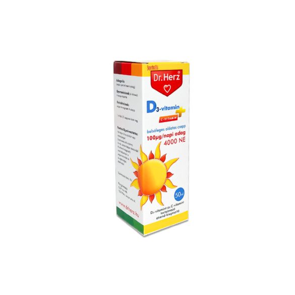 Dr. Herz "D3 vitamin Csepp C-vitaminnal" 50 ml