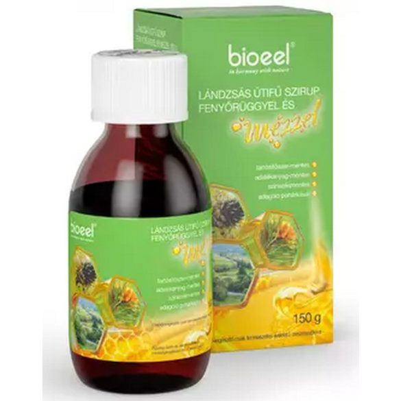 Bioeel "Lándzsás Útifű Szirup Fenyőrüggyel és Mézzel" 150 g