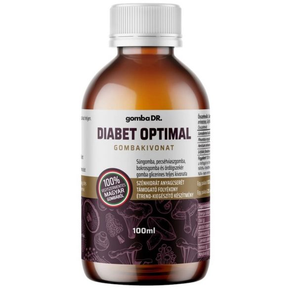 gomba DR. Diabet Optimal folyékony gombakivonat 100 ml