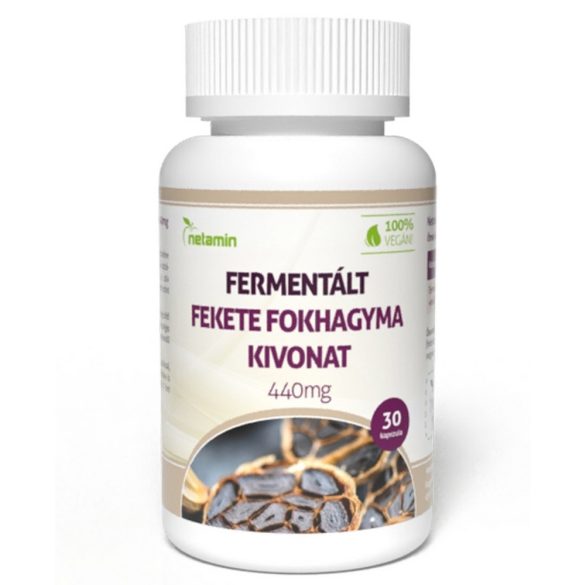 Netamin "Fermentált Fekete Fokhagyma" kivonat kapszula - 30 db