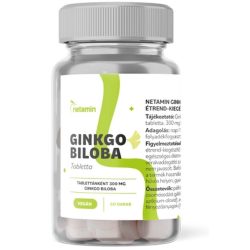   Netamin "Ginkgo Biloba" 300 mg tabletta - szuper kiszerelés 60 db