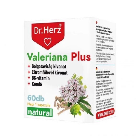 DR. Herz "Valeriana Plus" kapszula - 60 db
