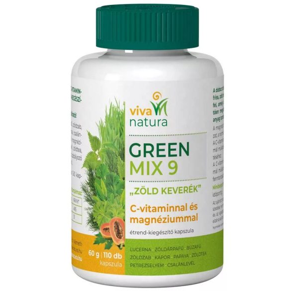 Viva Natura "Green Mix 9" zöld keverék kapszula 110db