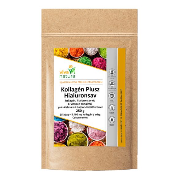 Viva Natura "Kollagén Plusz Hialuronsav" gránátalma ízű italpor 250g