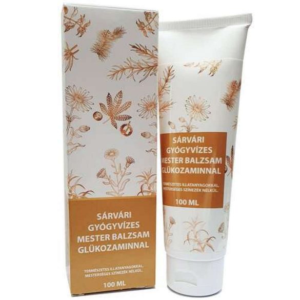 "Sárvári Gyógyvizes Mesterbalzsam Glükozaminnal" 100 ml