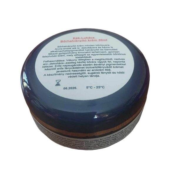 Kék Lukács "Bőrhalványító Krém" 30 ml