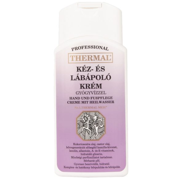 Thermal Kéz- és Lábápoló Krém gyógyvízzel 150 ml
