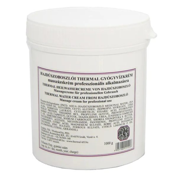 Thermal Hajdúszoboszló gyógyvíz masszázskrém 1000 g