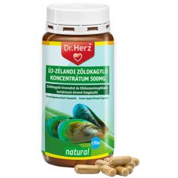   DR. HERZ "Új-Zélandi Zöldkagyló Koncentrátum" kapszula 500 mg - 150 db