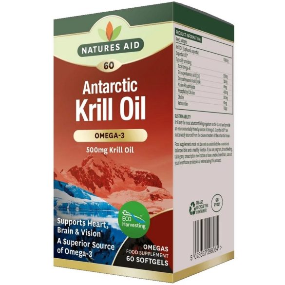 Natures Aid "Krill Oil" krill olaj kapszula 60 db