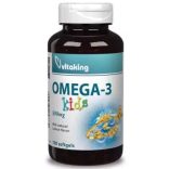 Vitaking Omega-3 Kids lágyzselatin kapszula 100 db