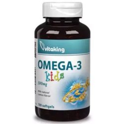 Vitaking Omega-3 Kids lágyzselatin kapszula 100 db