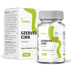 Netamin "Szerves Cink" tabletta 20 mg - 60 db