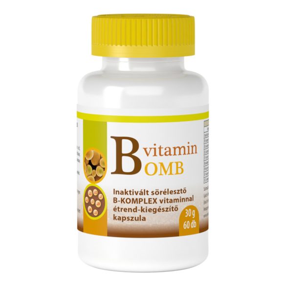 Viva Natura "B-vitamin Bomb" inaktivált sörélesztő B-KOMPLEX vitaminnal kapszula - 60 db