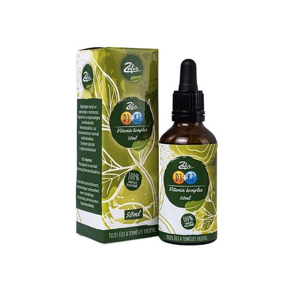Zafír D3+K2 vitamin komplex csepp 50 ml