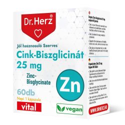 Dr. Herz Cink-biszglicinát 25 mg kapszula 60 db