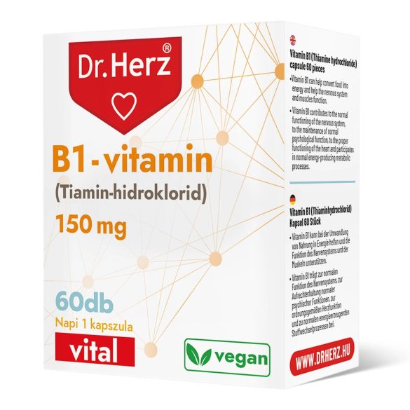 Dr. Herz B1-vitamin150 mg kapszula 60 db